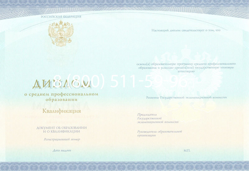 Купить Диплом колледжа (Спецбланк) 2014-2024 года в Иваново Купить Диплом колледжа (Спецбланк) 2014-2024 года в Иваново
